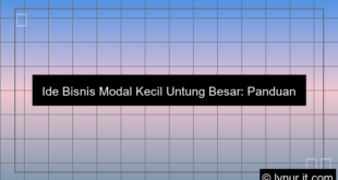 bisnis modal kecil