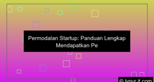 desain permodalan startup
