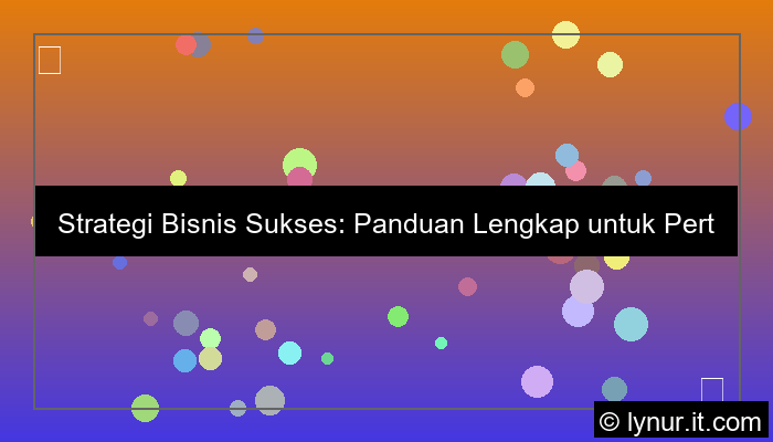 grafik strategi bisnis